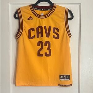 Adidas Yellow Cavs Jersey with Maroon Details